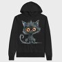 Black Kitty Eyes, Hanorac Oversize Barbati (Unisex)