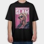Girl Gangster, Tricou Oversize Barbati (Unisex)