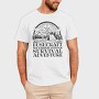 Survival Adventure Camping Bushcraft, Tricou Barbati (Unisex)