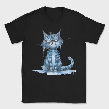 Blue Vengeful Cat, Tricou Barbati (Unisex)