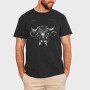 Bull Wild Monochrome, Tricou Barbati (Unisex)