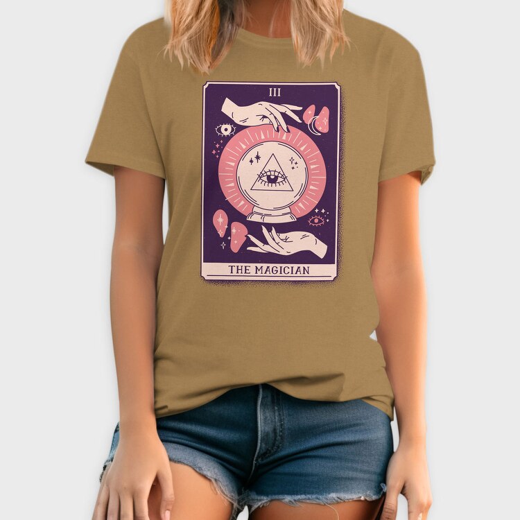 Magician Mystical Tarot Card The Magician 03, Tricou Barbati (Unisex)