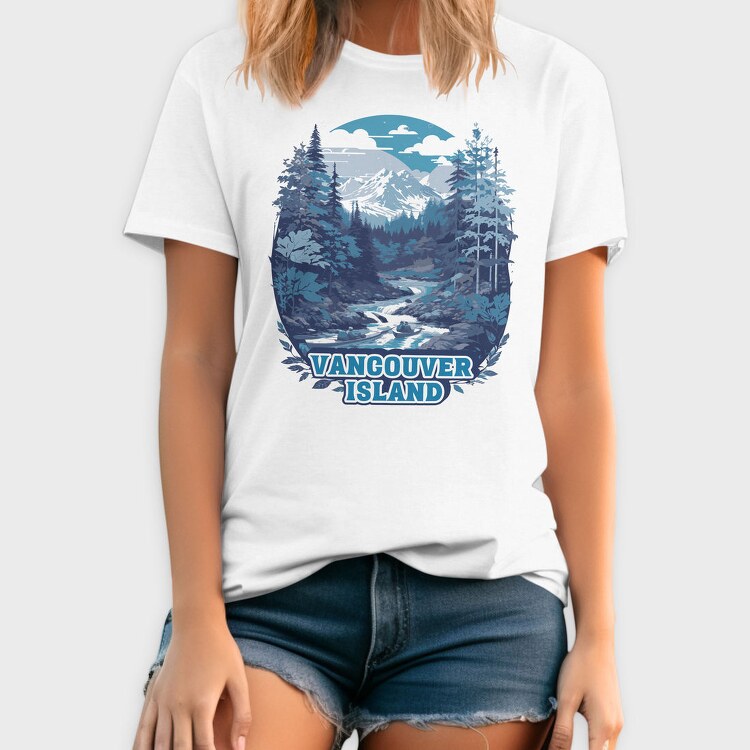 Vancouver Island Nature Tote, Tricou Barbati (Unisex)