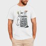 Coffee Christmas Skeleton Anti Santa Addicted, Tricou Barbati (Unisex)