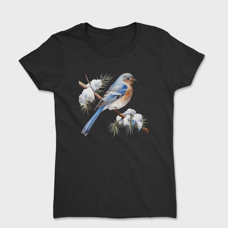 Blue Bird Snow, Tricou Femei