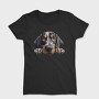 Bluetick Coonhound Peeking, Tricou Femei