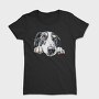 Borzoi Peeking Face, Tricou Femei