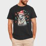 Festive Llama Christmas, Tricou Barbati (Unisex)