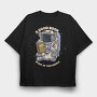 Good Book Astronaut, Tricou Oversize Barbati (Unisex)