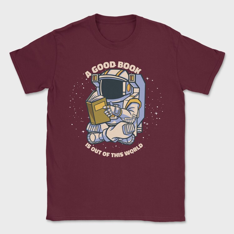 Good Book Astronaut, Tricou Barbati (Unisex)