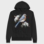Blue Bird Snow, Hanorac Oversize Barbati (Unisex)