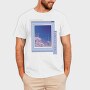 Vaporwave Anime Landscape Realistic Sakura, Tricou Barbati (Unisex)