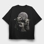 Goats Moon, Tricou Oversize Barbati (Unisex)