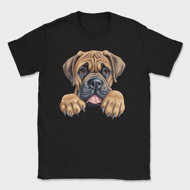 Boerboel Peeking, Tricou Barbati (Unisex)