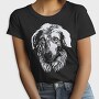 Majestic Dog Portrait Borzoi, Tricou Femei
