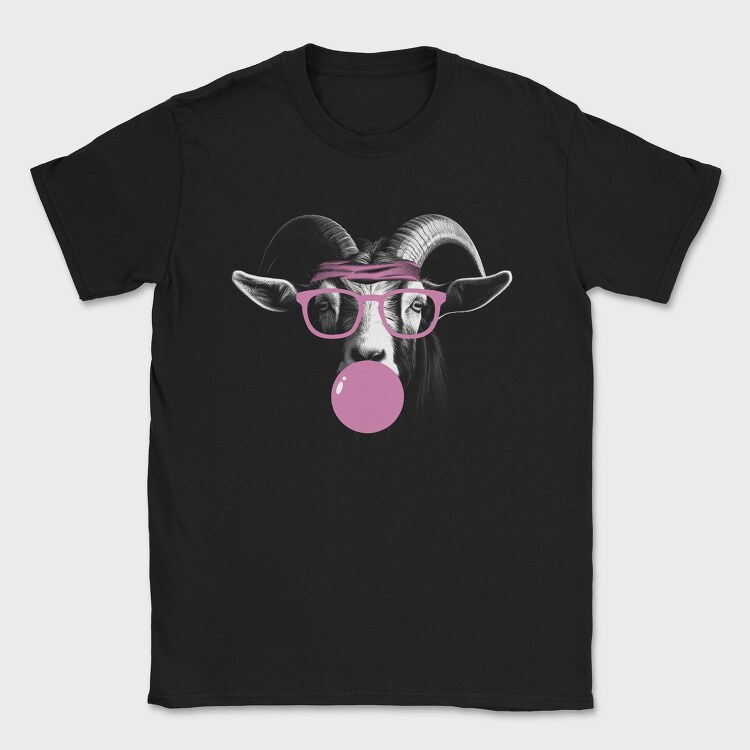Goat Monochrome Bubblegum, Tricou Barbati (Unisex)