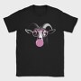 Goat Monochrome Bubblegum, Tricou Barbati (Unisex)