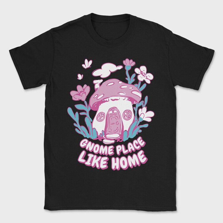 Gnome Like Home, Tricou Barbati (Unisex)