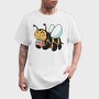 Bumblebee With Books, Tricou Barbati (Unisex)