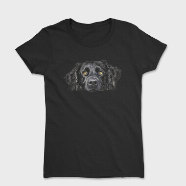 Black Peeking Retriever, Tricou Femei