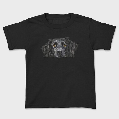 Black Peeking Retriever, Tricou Copii