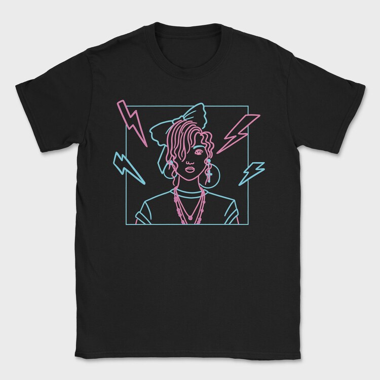 Girl 80 S, Tricou Barbati (Unisex)