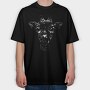 Giraffe Portrait, Tricou Oversize Barbati (Unisex)