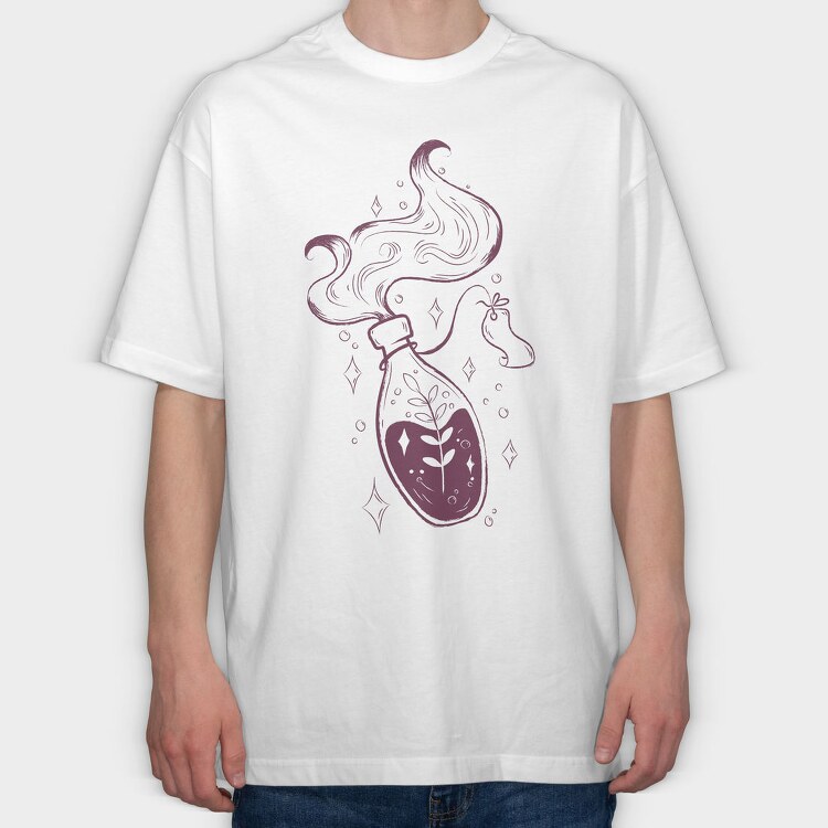 Floral Magic Potion, Tricou Oversize Barbati (Unisex)