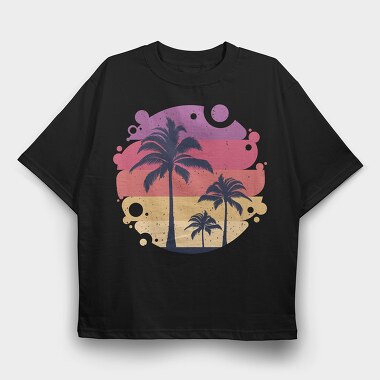 Tropical Summer, Tricou Oversize Barbati (Unisex)