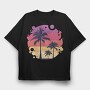Tropical Summer, Tricou Oversize Barbati (Unisex)