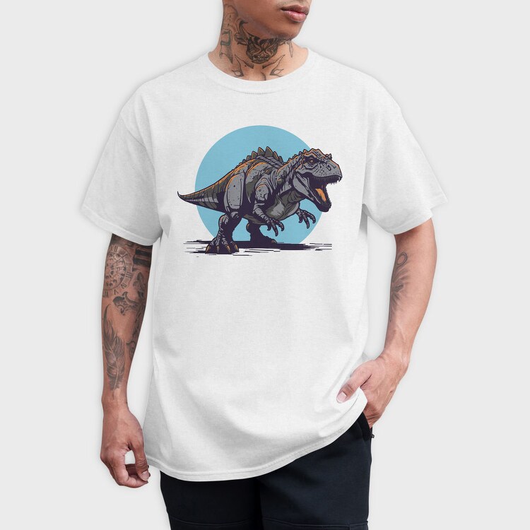 Fierce T Rex Dinosaur, Tricou Barbati (Unisex)