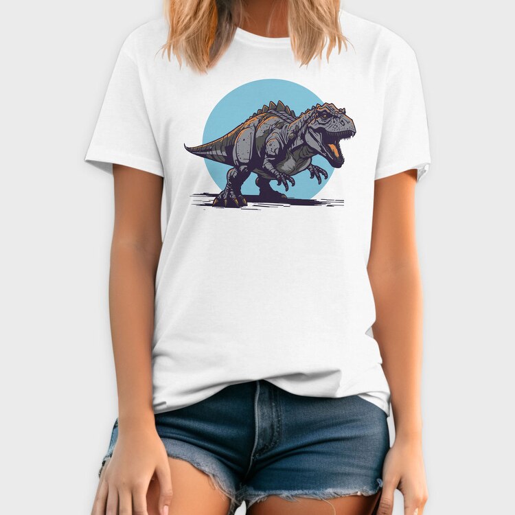 Fierce T Rex Dinosaur, Tricou Barbati (Unisex)