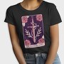 Sword And Roses Mystical Tarot Card The Sword Of Roses 11, Tricou Femei
