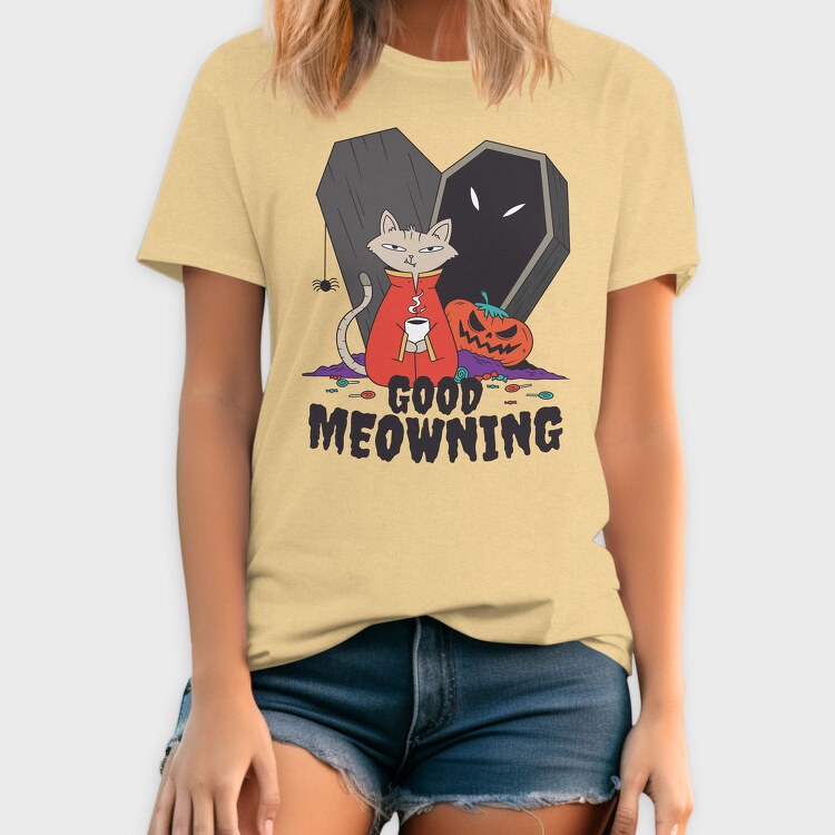 Coffee Halloween Cat, Tricou Barbati (Unisex)