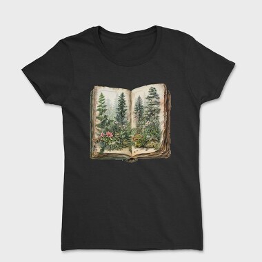 Book Forest Flowers, Tricou Femei