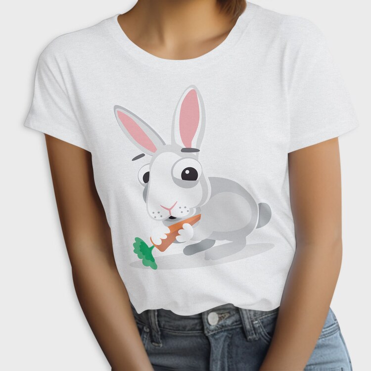 Bunny Carrot Feast, Tricou Femei