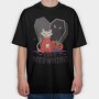 Coffee Halloween Cat, Tricou Oversize Barbati (Unisex)