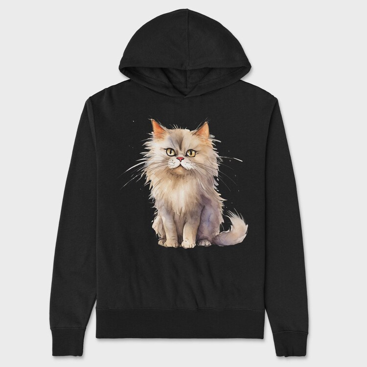 British Longhair 2, Hanorac Oversize Barbati (Unisex)