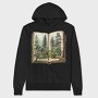 Book Forest Flowers, Hanorac Oversize Barbati (Unisex)