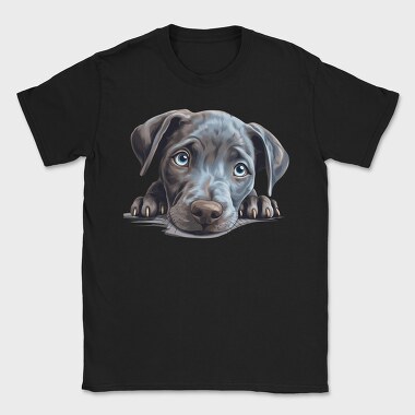 Blue Lacy Peeking, Tricou Barbati (Unisex)