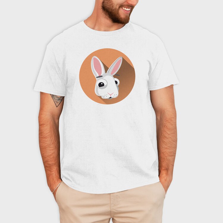 Bunny Ears Icon, Tricou Barbati (Unisex)