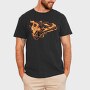 Fire Bass Guitar Devil, Tricou Barbati (Unisex)