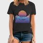 Synthwave Sunset, Tricou Barbati (Unisex)