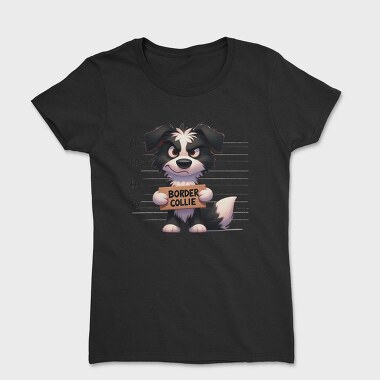 Border Collie Mugshot, Tricou Femei