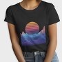 Synthwave Sunset, Tricou Femei