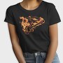 Fire Bass Guitar Devil, Tricou Femei