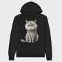 British Shorthair 1, Hanorac Oversize Barbati (Unisex)