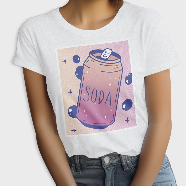 Vaporwave Soda Can, Tricou Femei