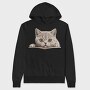 British Shorthair Peep, Hanorac Oversize Barbati (Unisex)