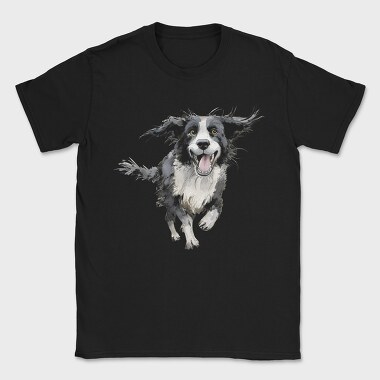 Border Collie Smile, Tricou Barbati (Unisex)